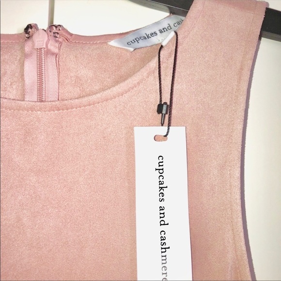 ANTHRO Cupcakes and Cashmere Faux Suede Dress - Picture 7 of 7